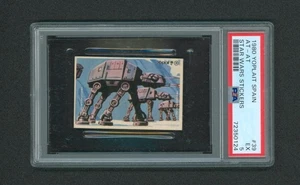 1980 Star Wars stickers Yoplait Spain #39 AT-AT PSA 5 - Picture 1 of 2