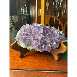 Natural Amethyst Geode Quartz Cluster Crystal Specimen 2 lbs 3.4 oz. - Picture 1 of 19