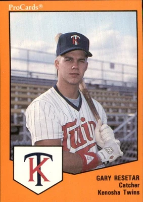 Gary Resetar 1989 ProCards Minor League T/S #1075 RC Kenosha Twins ** - Image 1 of 2
