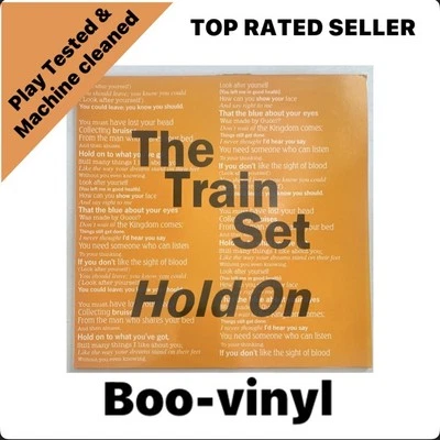 The Train Set ~ Hold On  12” EP Single Indie Rock EX / VG - Image 1 of 4