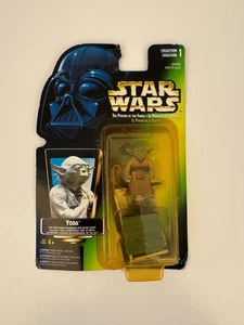 Vintage Star Wars Kenner 1997 Yoda Action Figure Collection 1 The Power Of The F - Imagen 1 de 4