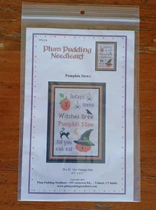 Plum Pudding NeedleArt modello punto croce 'Stufato di zucca' (4-1/4 x 6-1/2) - Foto 1 di 2