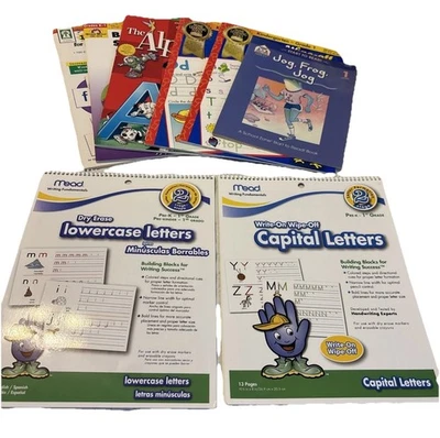 Write and Wipe Lowercase Fundamentals Collection Of Learning Books K-1 - 8 Total - Image 1 of 4