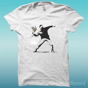 T-Shirt "Teppista Lancia Fiori" White The Happiness Is Have My T-Shirt New - Picture 1 of 1
