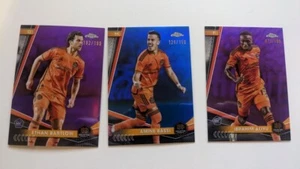 2024 Topps Chrome MLS Soccer Bartlow Aliyu Bassi Houston Dynamo Serial Lmt. Lot - Picture 1 of 2