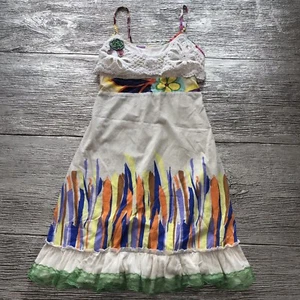 Love & Love Womens Dress Sleeveless size S Color Ivory And Multicolor - Picture 1 of 6