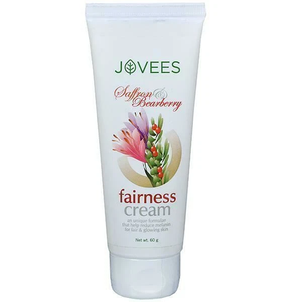 Jovees Saffron Bearberry Fairness Cream 60 Gm, glowing skin, Free Shipping - Image 1 of 1