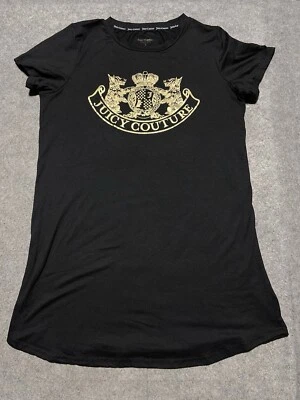 Juicy Couture Black Small SOFT Top Sleepwear Shirt Women's S - Image 1 of 4