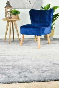 Grey speckles Abstract Plush Modern Rug Large Floor Mat Carpet *FREE DELIVERY* - Picture 1 of 12
