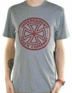INDEPENDENT TRUCK CO' Skateboard T Shirt - Vintage ITC / Dark Heather / X-LARGE - Picture 1 of 2