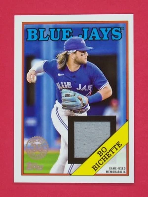  2023 Topps Bo Bichette '88 Topps Relics #88RBBI Toronto Blue Jays - Image 1 of 2