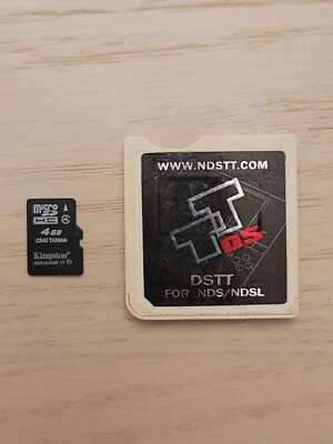 DSTT For Nintendo DS/NDSL & 4 Gb Micro SD - Image 1 of 4