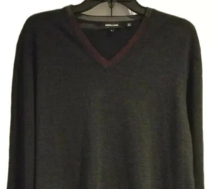 Suéter Jared Lang Para Hombre Ligero Cuello en V Mezcla de Lana Merino Talla XL, NUEVO - Imagen 1 de 6