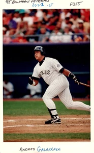 Andres Galarraga 1995 Bowman #355 Topps Vault Type 1 Original 1 of A Kind Photos - Picture 1 of 6