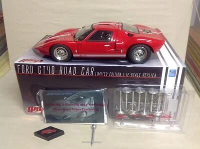 GT40 RED 1966 ROAD CAR FORD #G1201319 GMP 1:12 1968 FORD 200Pcs - Image 1 of 4