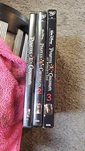 LOT Collector's Editions Pirates Of The Caribbean Worlds End Black 1, 2, 3 DVD - Picture 1 of 7