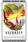 11x17 POSTER - 1953 Guernsey the Sunshine Island British Railways