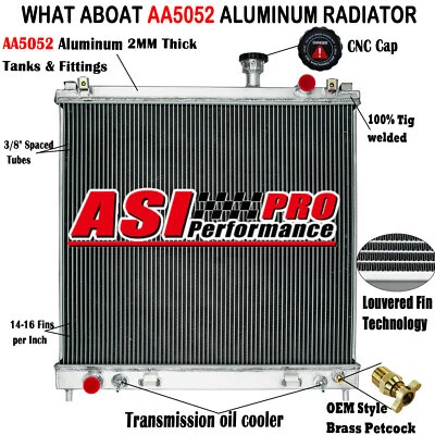 3-ROW RADIATOR fit 2004~2012 NISSAN QX56 TITAN/05-15 INFINITI/ARMADA 5.6 V8 Foto 1 de 4