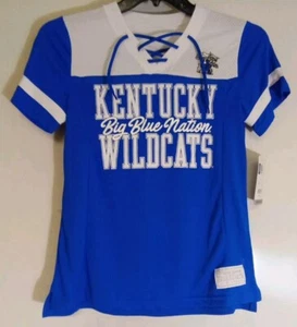 Kentucky Wildcats Captivating Women's Blue Graphic Shirt Size Small  Blue - Picture 1 of 4