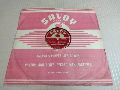 JOHNNY OTIS Harlem Nocturne / Midnight In The Barrelhouse 78 Savoy 815 E- BLUES - Image 1 of 2