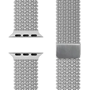 Correa de malla de acero inoxidable para Apple Watch Ultra SE 10 9 8 7 6 5 4 3 2 1, 42-49mm - Imagen 1 de 8