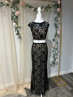 Jovani черный кружевной размер 6  - Изображение 1 из 4