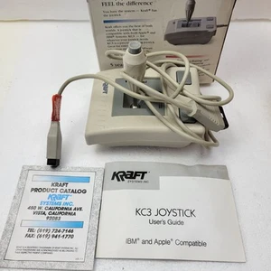 Kraft KC3 Precision Joystick Apple / IBM Compatible Original Box Instructions - Picture 1 of 12
