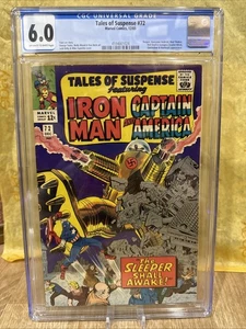 TALES OF SUSPENSE #72 CGC 6.0 IRON MAN CAPTAIN AMERICA 1965 SLEEPER RED SKULL - Bild 1 von 5