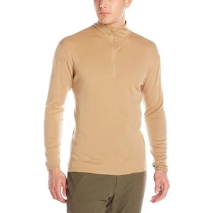 100% Merinowolle - Herren Midweight Quarter Zip - Warmer Pullover - Midlayer - D... - Bild 1 von 7