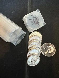 1955-P 25C WASHINGTON SILVER QUARTER GEM PROOF ROLL - Picture 1 of 1