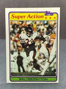 1981 Topps WALTER PAYTON Super Action Card No. 202 NM+ Chicago Bears - Picture 1 of 2