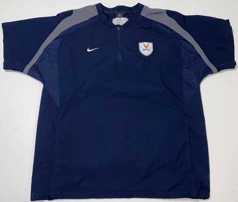 Virginia Cavaliers Nike Storm-FIT Pullover 1/2 Sleeve Windbreaker Men's Large Cover