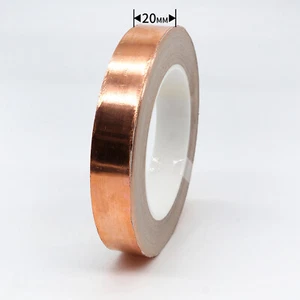 20M Kupferband Schneckenabwehr Selbstklebendes Band Barriere EMI DIY Werkzeug - Bild 1 von 24