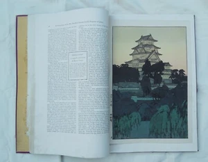 1928 Hirohito Enthronement Commemorative & Hiroshi Yoshida Original Wood Block - Imagen 1 de 3