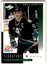 1997-98 Score Signature Moves Paul Kariya #260 Anaheim Mighty Ducks