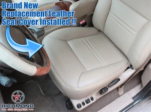 00 01 Ford Excursion Limited - Cubierta de asiento inferior lateral de cuero del conductor bronceada - Imagen 1 de 12