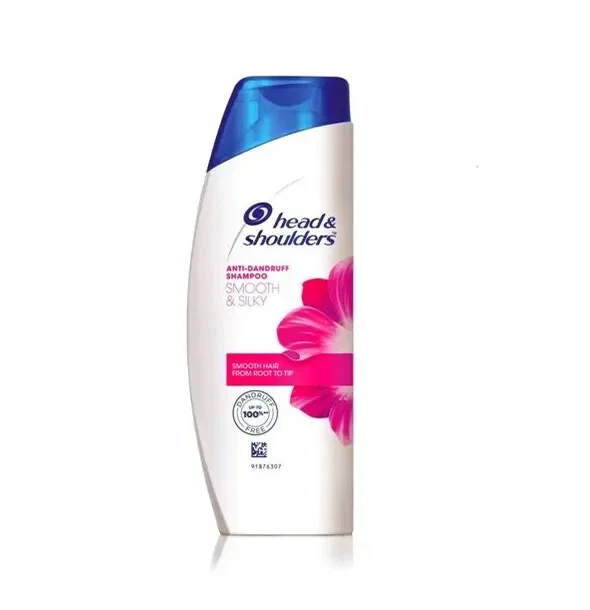 4 PACK Head & Shoulders Smooth & Silky Dandruff Shampoo 21 fl oz 650ml EXP 10/24 - Image 1 of 1