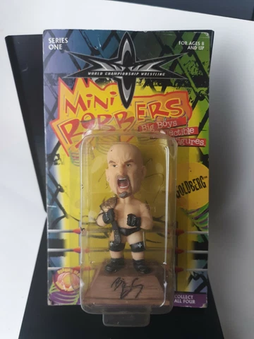 Vtg 2000 Goldberg WCW Mini Bobblehead Big Boys Figure Wrestling READ DESCRIPTION Cover