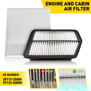 Premium Engine & Cabin Air Filter For Set 12-16 Hyundai Elantra 14-18 Kia Forte - Picture 1 of 14