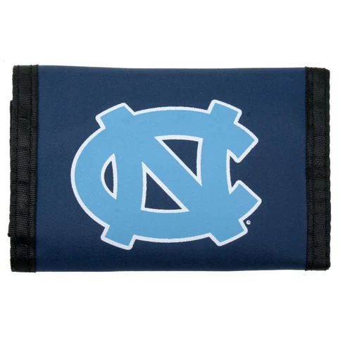 North Carolina Tar Heels Nylon Tri-Fold Wallet Cover