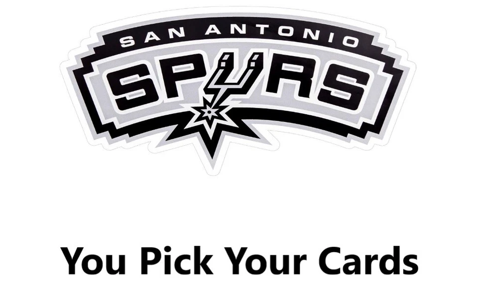 You Pick Your Cards - San Antonio Spurs Team - NBA Basketball Card Selection - Image 1 of 1