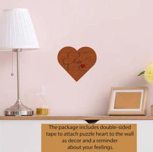 Personalized Romantic Gifts for Her - Custom Valentines Gifts for Him Engraved, - Picture 1 of 6