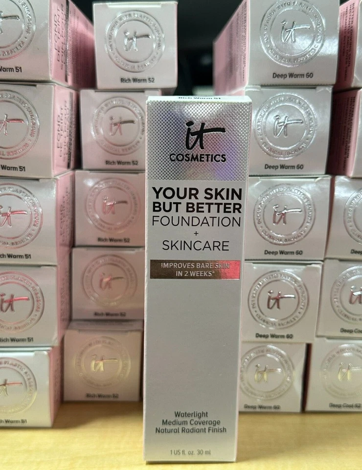 IT Cosmetics Your Skin But Better Foundation + Skincare With Hyaluronic Acid NEW - Image 1 of 1