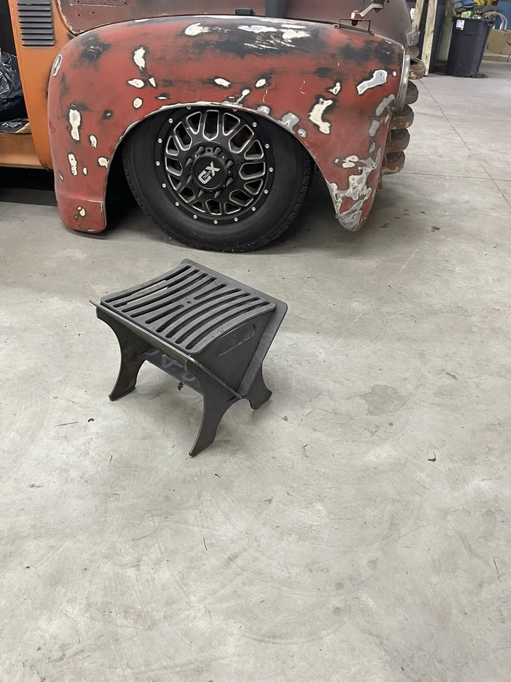 15”x12” Portable Steel Fire Pit Camping Cooking Sxs 7 Gauge 3/16” Heavy Duty - Image 1 of 2