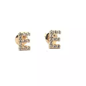 Letter Initial Earring - Picture 1 of 32