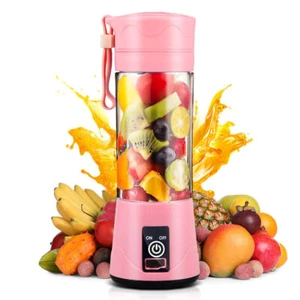 380ML Portable Personal Mini Juicer Cup USB Rechargeable Blender Smoothie Mixer - Picture 1 of 25