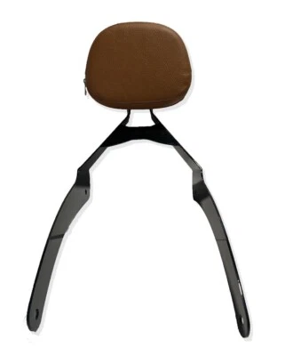 Backrest Sissy Bar Fits Indian Scout Sixty Bobber 2015-2024 Passenger  Brown Pad - Image 1 of 4