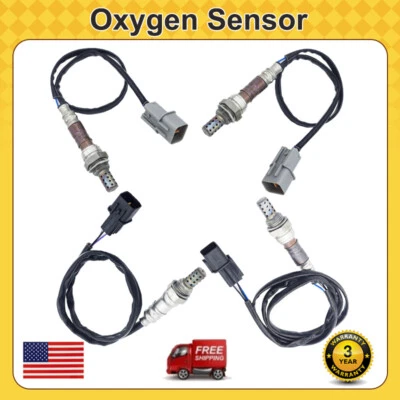 4 sensores de oxígeno aguas arriba + aguas abajo para Mitsubishi Galant 2004-2012 2,4 L L4 Foto 1 de 4