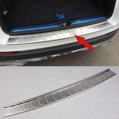 Se adapta a Benz Clase GLC300 AMG GLC43 Mate Parachoques Trasero Protector Exterior Placa Cubierta Foto 1 de 4