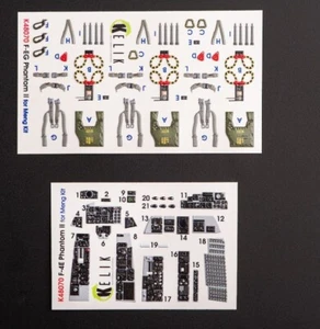 Kelik K48070 1:48 F-4E Phantom II interior 3D decals for Meng kit - Picture 1 of 9